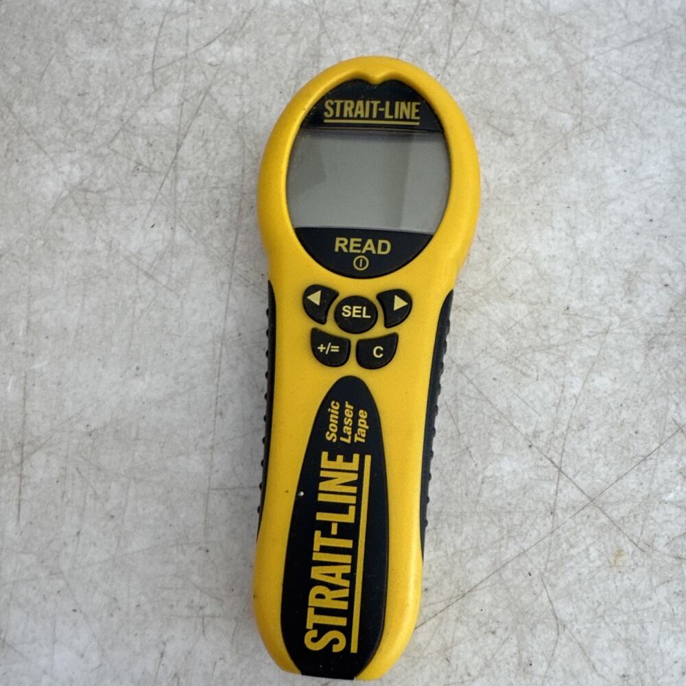 Strait-Line Sonic Laser Tape 50 Ft Range G04453 Never Used Tested